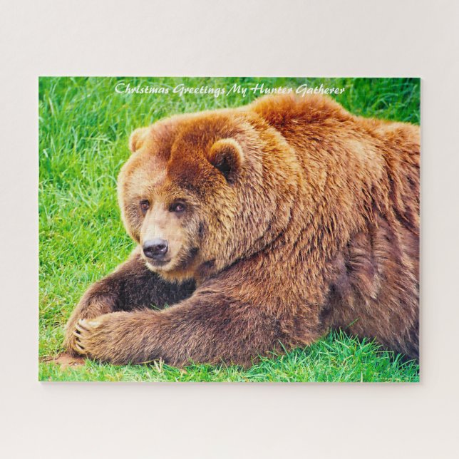 Weihnachtsgrüße Mein Jäger Gatherer Jigsaw Puzz (Horizontal)