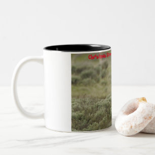Weihnachtsgrüße Mein Jäger Sammler Zweifarbige Tasse