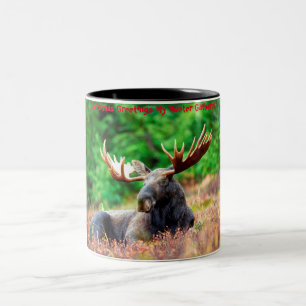 Weihnachtsgrüße mein Jäger und Sammler Zweifarbige Tasse