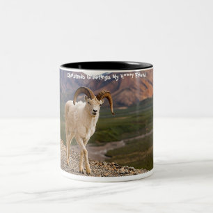 Weihnachtsgrüße Mein Liebling Zweifarbige Tasse