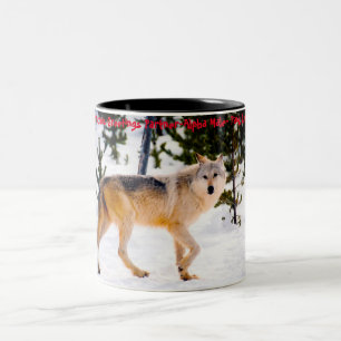 Weihnachtsgrüße "Mein Partner" , "Alpha Male", Zweifarbige Tasse
