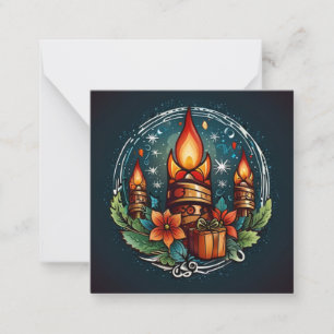 WEIHNACHTSGRÜSSE MITTEILUNGSKARTE