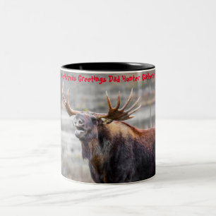 Weihnachtsgrüße Papa Jäger und Sammler Zweifarbige Tasse