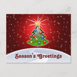 Weihnachtsgrüße PostCards Feiertagspostkarte