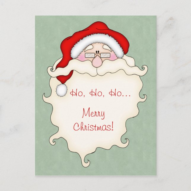 Weihnachtsgrüße Postkarte (Vorderseite)