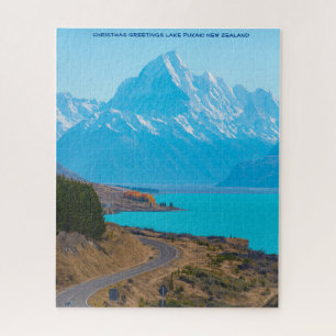 Weihnachtsgrüße Pukaki-See Neuseeland