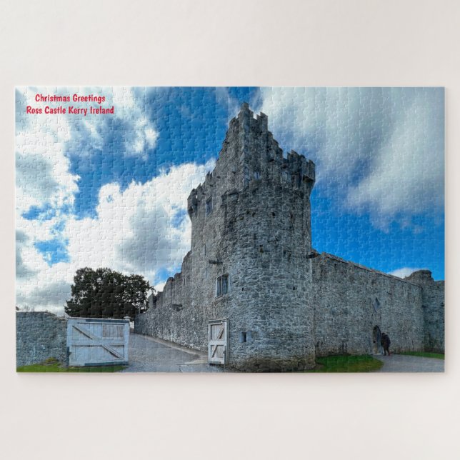 Weihnachtsgrüße Ross Castle Kerry Irland Jig (Horizontal)