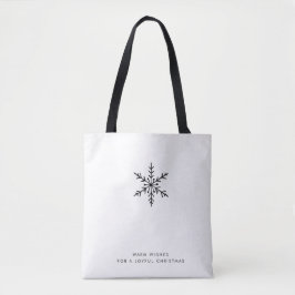 Weihnachtsgrüße | Snowflake Tobag Tasche