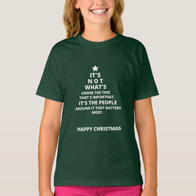 Weihnachtsgrüße T-Shirt (Vorderseite)