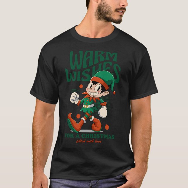 Weihnachtsgrüße T-Shirt (Vorderseite)