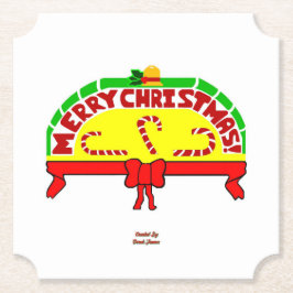 Weihnachtsgrüße Ticket Untersetzer