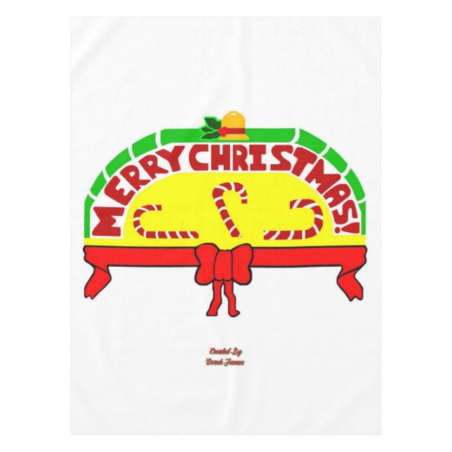 Weihnachtsgrüße Tischdecke (Vorderseite)