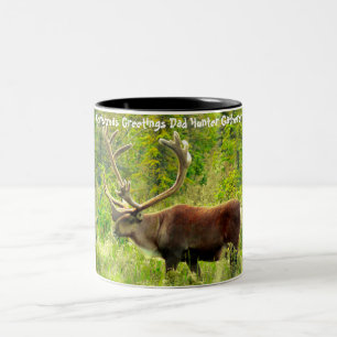 Weihnachtsgrüße Vater Hunter Gatherer Zweifarbige Tasse
