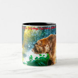 Weihnachtsgrüße Vater Hunter Gatherer Zweifarbige Tasse
