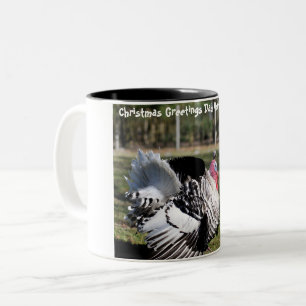 Weihnachtsgrüße Vater Hunter Gatherer Zweifarbige Tasse