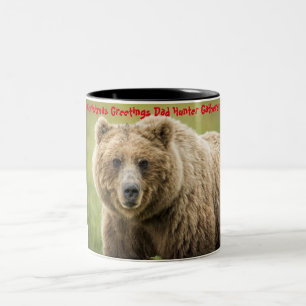 Weihnachtsgrüße Vater Hunter Gatherer Zweifarbige Tasse