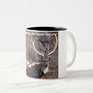 Weihnachtsgrüße Vater Hunter Gatherer Zweifarbige Tasse