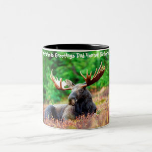 Weihnachtsgrüße Vater Hunter Gatherer Zweifarbige Tasse