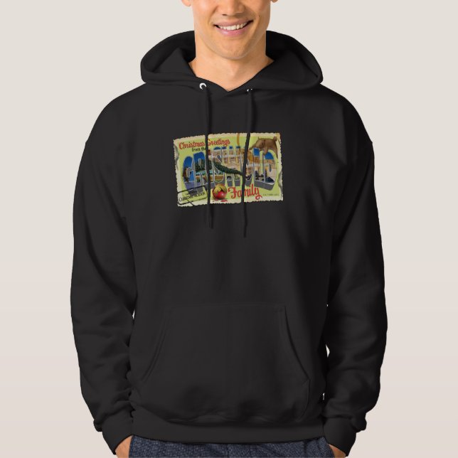 Weihnachtsgrüße von der Familie Griswold Hoodie (Vorderseite)