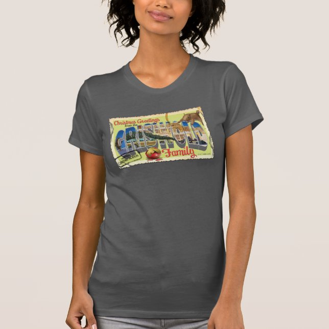 Weihnachtsgrüße von der Familie Griswold T-Shirt (Vorderseite)