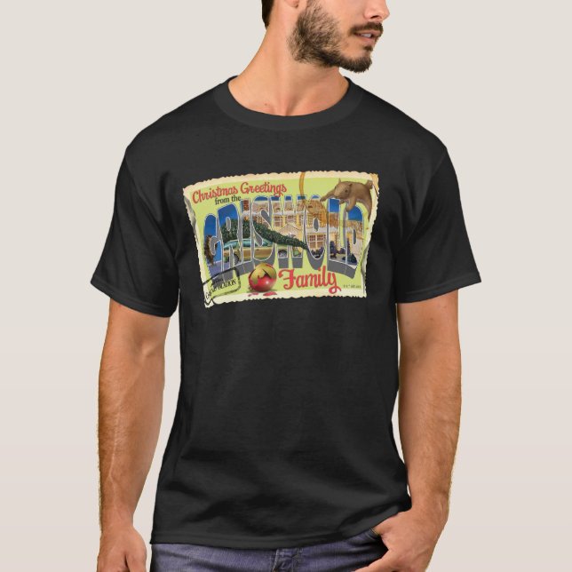 Weihnachtsgrüße von der Familie Griswold T-Shirt (Vorderseite)