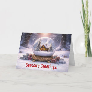 Weihnachtsgrüße von unserem Zuhause zu Ihrem Karte