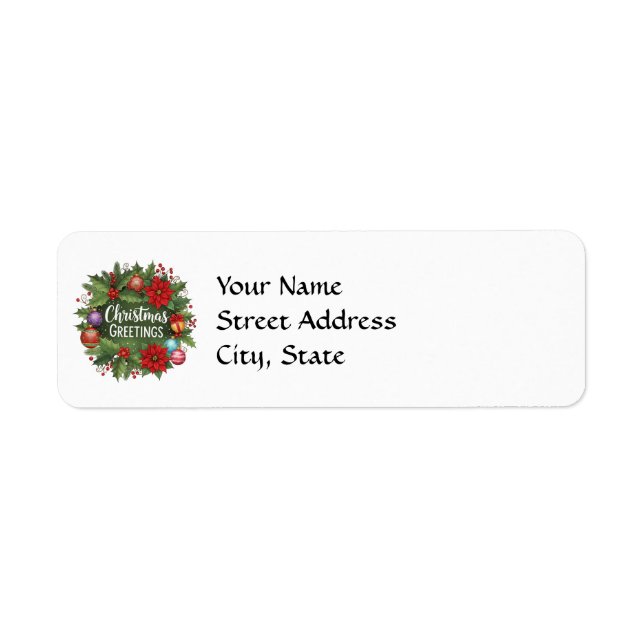 Weihnachtsgrüße Vorlage, (Vorne)