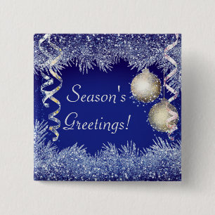 Weihnachtsgrüße Weihnachten Glitzer Weihnachten Button