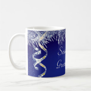 Weihnachtsgrüße Weihnachten Glitzer Weihnachten Kaffeetasse