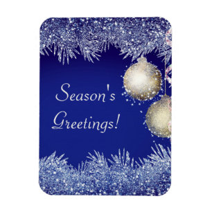 Weihnachtsgrüße Weihnachten Glitzer Weihnachten Magnet