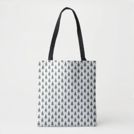 Weihnachtsgrüße. Weihnachtsbaum-Design Tasche