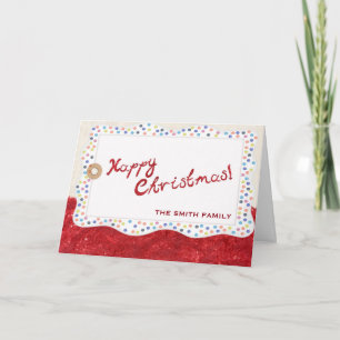 Weihnachtsgrüße zum frohen Fest Roter Weihnachten