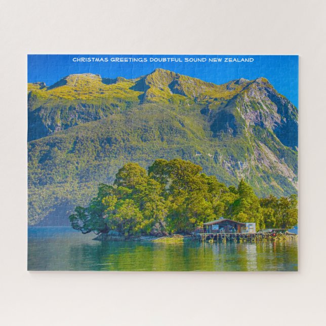 Weihnachtsgrüße Zweifüßiger Sound Neuseeland (Horizontal)