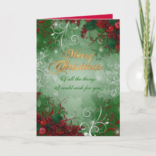 Weihnachtsgrüßkarte Feiertagskarte