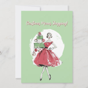 Weihnachtsgrußkarte Feiertagskarte