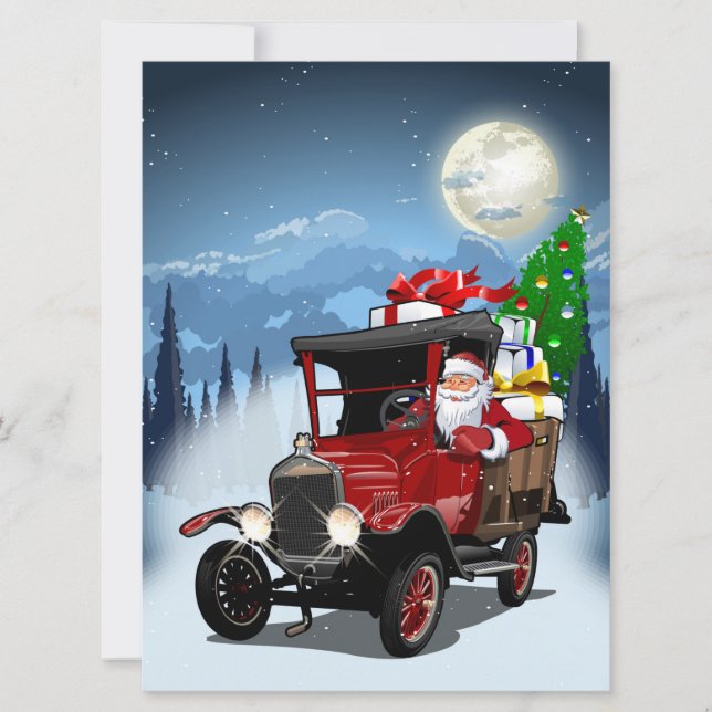 Weihnachtsgrußkarte Feiertagskarte (Vorderseite)