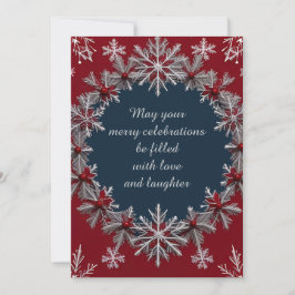 Weihnachtsgrüßkarte Feiertagskarte