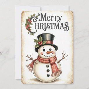 Weihnachtsgrußkarte Feiertagskarte
