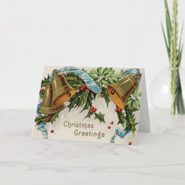 Weihnachtsgrußkarte Feiertagskarte (Vorderseite)