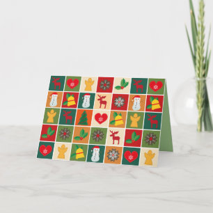 Weihnachtsgrüßkarte Feiertagskarte