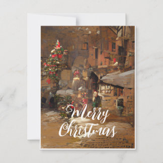 Weihnachtsgrüßkarte Feiertagskarte