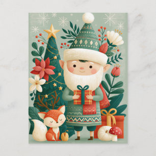 Weihnachtsgrußkarte Festlich Postkarte