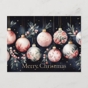 Weihnachtsgrußkarte Festlich Postkarte