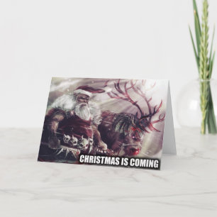 Weihnachtsgrußkarte - Gymnastikmotivation Feiertagskarte