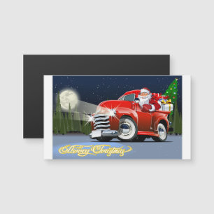 Weihnachtsgrußkarte Magnetkarte