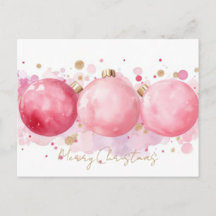 Weihnachtsgrußkarte zum Fest Postkarte