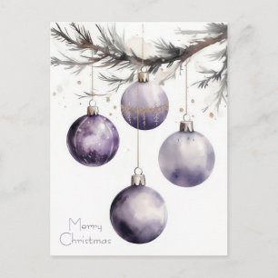 Weihnachtsgrußkarte zum Fest Postkarte