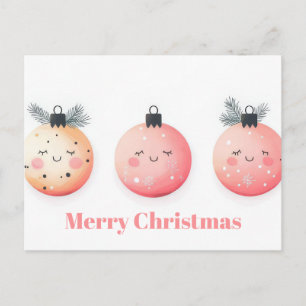 Weihnachtsgrußkarte zum Fest Postkarte