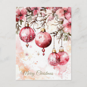 Weihnachtsgrußkarte zum Fest Postkarte