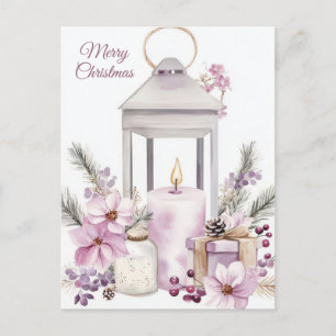 Weihnachtsgrußkarte zum Fest Postkarte
